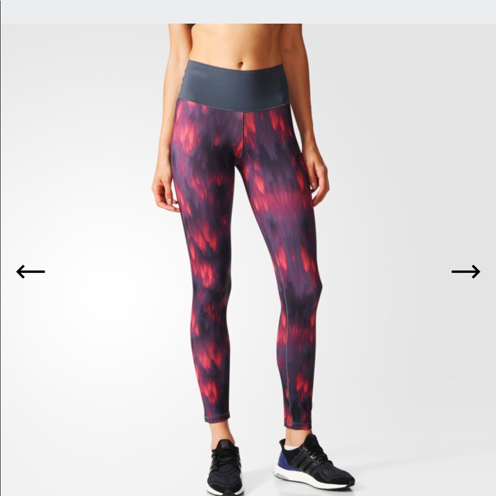 Adidas High-Rise All Over Print Long Tights